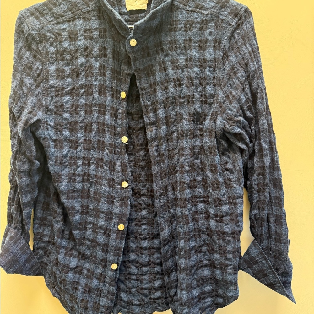 Rudy Jude Navy Plaid Shirt